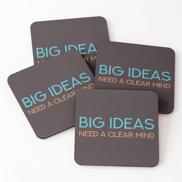 Item preview, Big ideas need a clear mind designed and sold by portokalis.