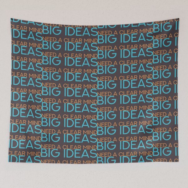 Item preview, Big ideas need a clear mind designed and sold by portokalis.