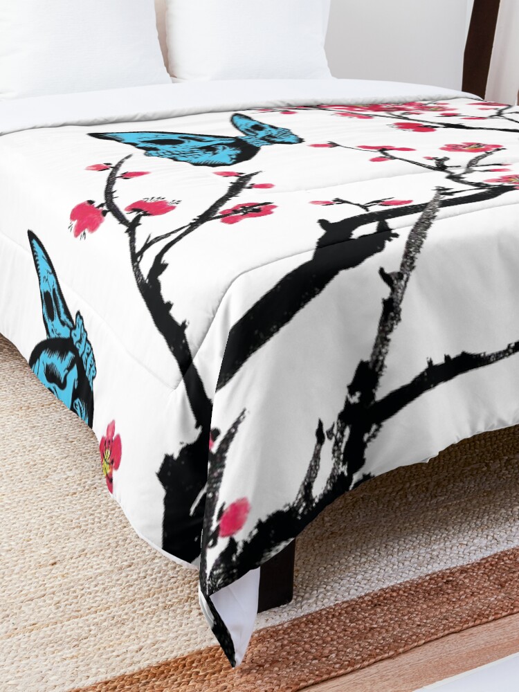 Alternate view of Skullerfly Cherry Blossom Comforter