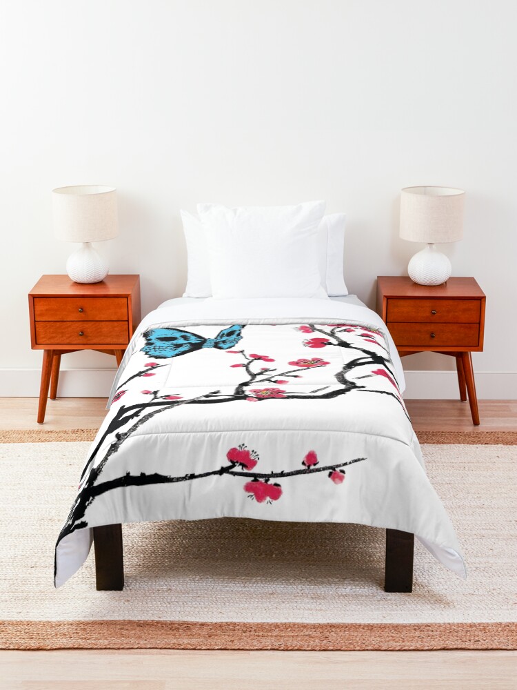 Alternate view of Skullerfly Cherry Blossom Comforter
