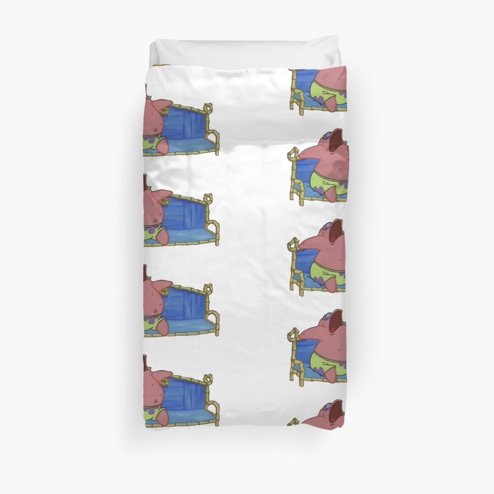 Patrick Sleeping On Couch Duvet Cover By Longspicy2 Redbubble