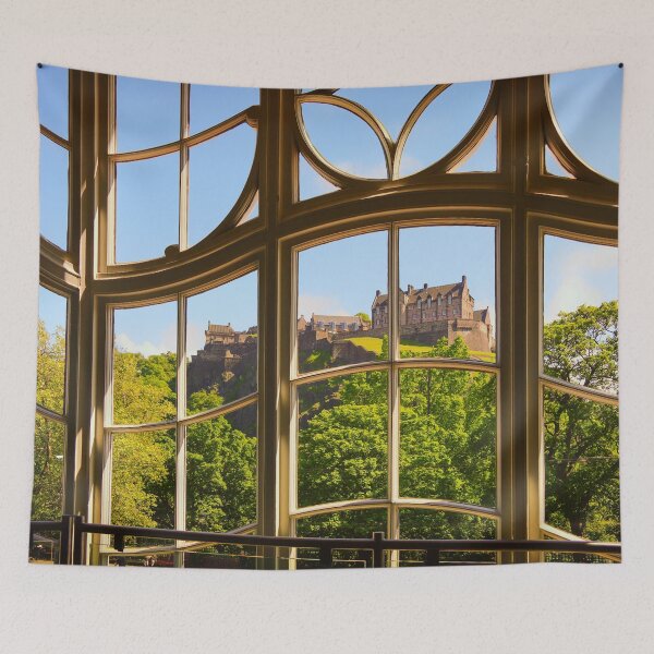Item preview, Edinburgh Castle Through the Window, Edinburgh, Scotland, UK designed and sold by Yannik Hay.