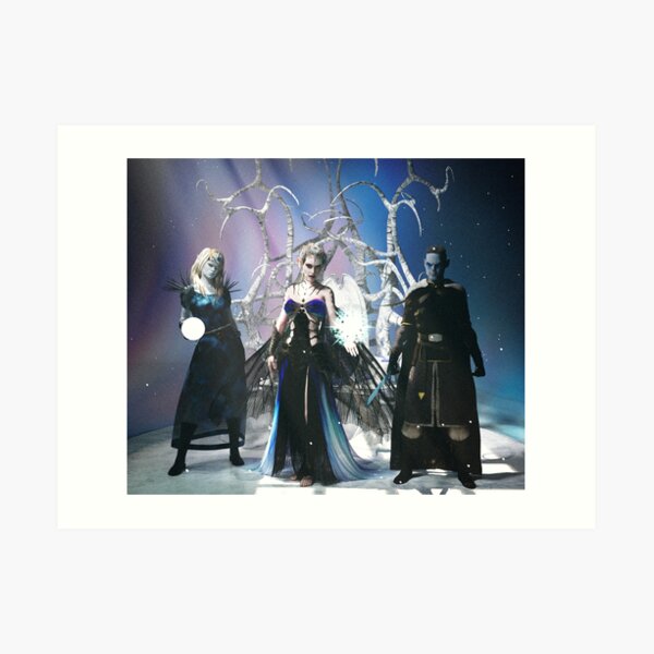 The Snow Queens Throne Room Art Print