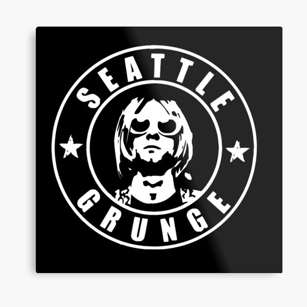 Seattle Grunge Metal Print