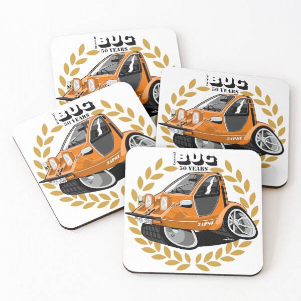 Item preview, Bond Bug caricature 50 years designed and sold by car2oonz.
