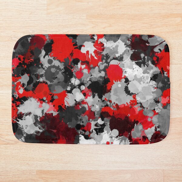 Item preview, Red and Grey Paint Splatter designed and sold by BigTexFunkadelic.