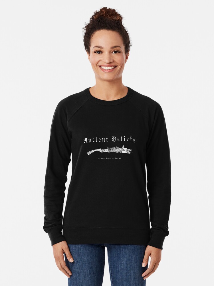 Thumbnail 2 of 5, Lightweight Sweatshirt, Ancient Beliefs webzine designed and sold by anathems.