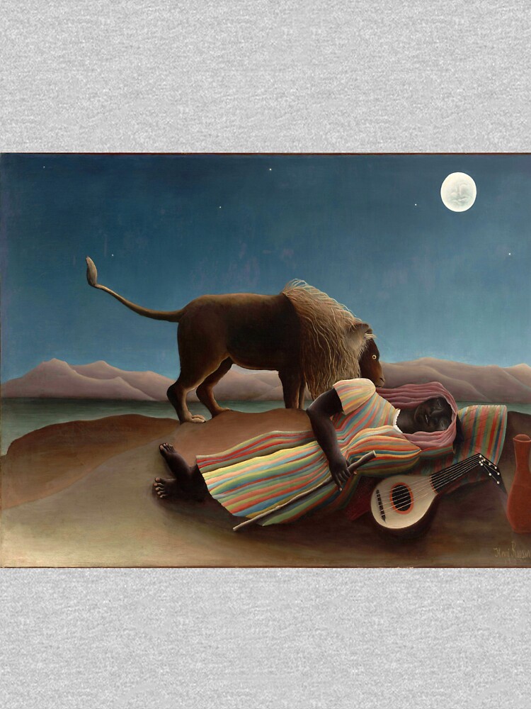 Henri Rousseau's The Sleeping Gypsy by mosfunky