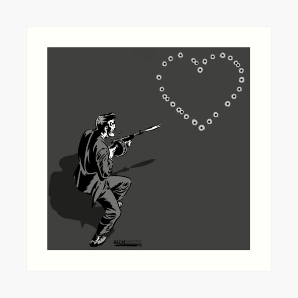 44 Calibre Love Letter Art Print
