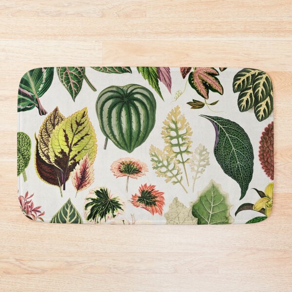 Item preview, Green Botanical Leaf Print Pattern  designed and sold by newburyboutique.