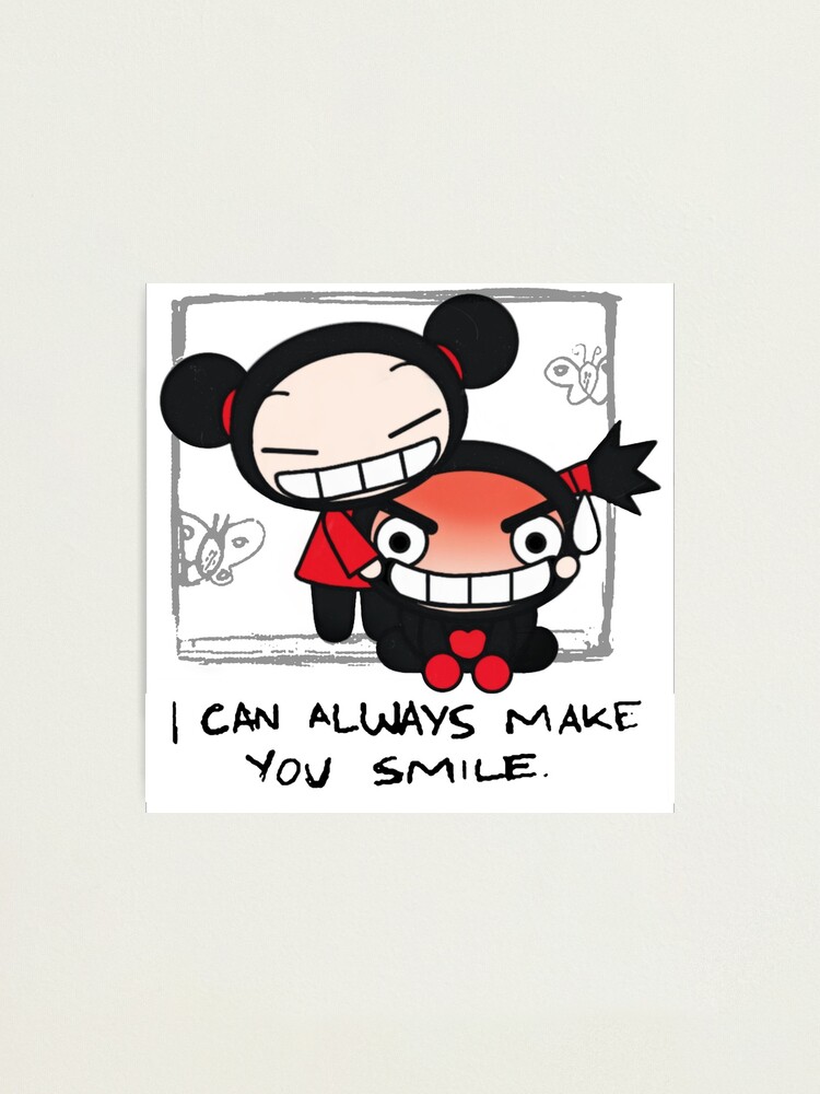 I Can Always Make You Smile Meme Pucca Funny Love Photographic Print By Prettylilpsxcho Redbubble