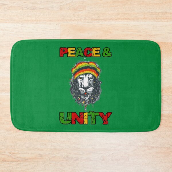 Aperçu de l'œuvre Paix et unité Rasta Lion Reggae créée et vendue par MYZAK HRM.