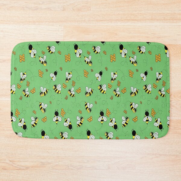 Item preview, Bumble Bee and Honey Comb Green designed and sold by FloWynn.