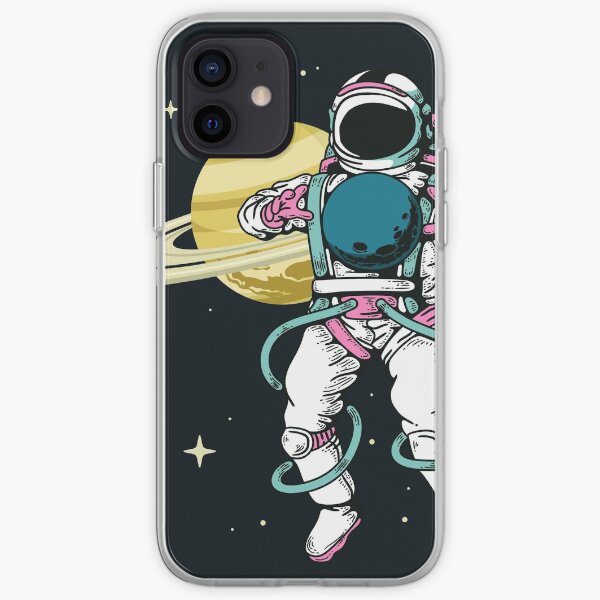 Astronaut in space iPhone Soft Case