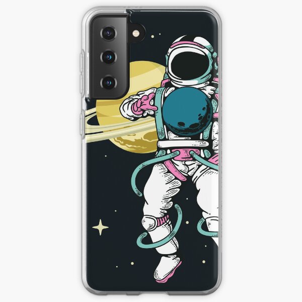 Astronaut in space Samsung Galaxy Soft Case