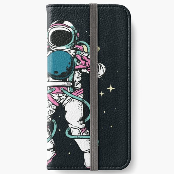 Astronaut in space iPhone Wallet