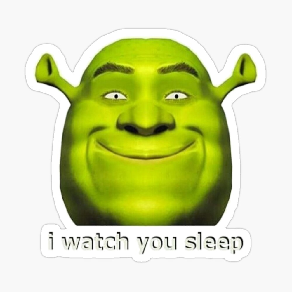 I Watch You Sleep Postcard By Minusking Redbubble - shrek icon reverse roblox