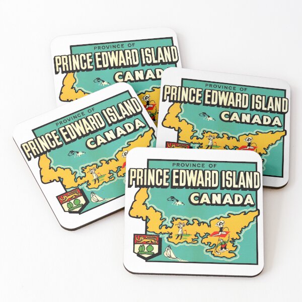 Item preview, Prince Edward Island Canada Vintage Travel Decal designed and sold by hilda74.