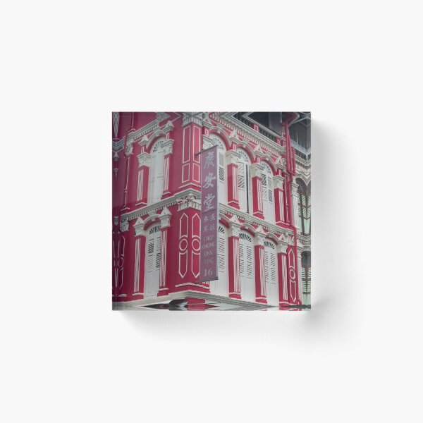 Chinatown, Singapore Acrylic Block