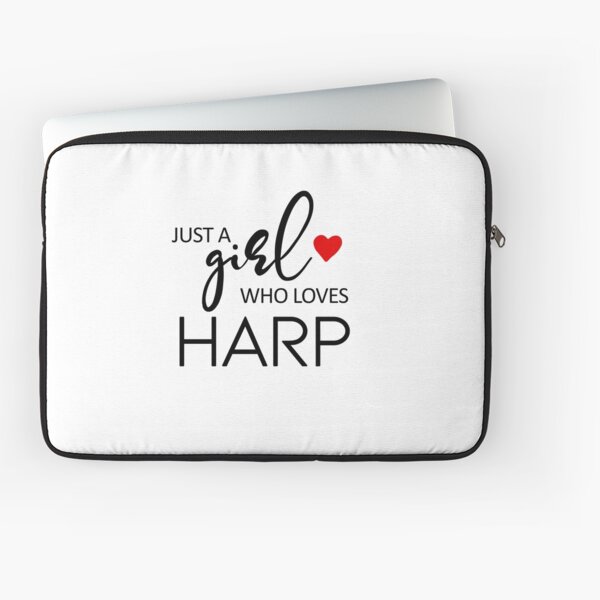 Item preview, Just A Girl Who Loves Harp designed and sold by Q bee.