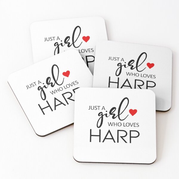 Item preview, Just A Girl Who Loves Harp designed and sold by Q bee.