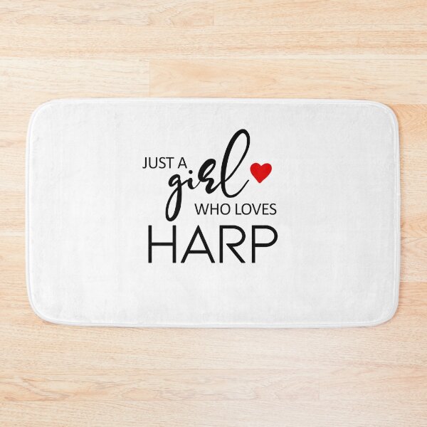 Item preview, Just A Girl Who Loves Harp designed and sold by Q bee.