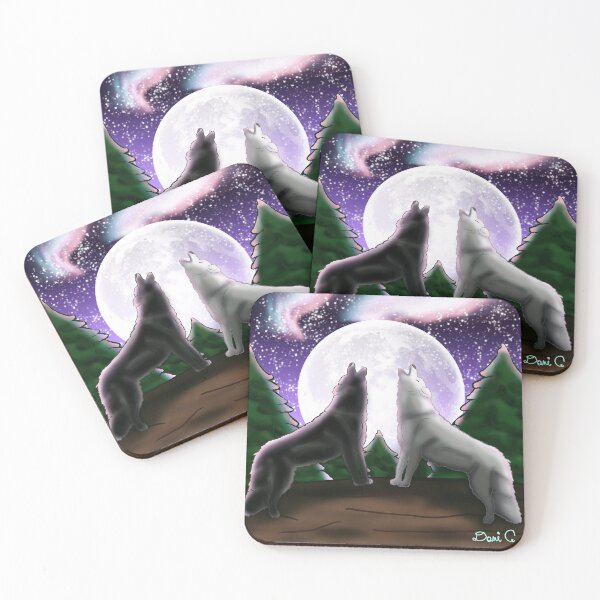 Item preview, Yin & Yang Wolves designed and sold by DCKards.