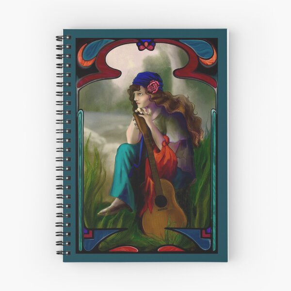 Artikelvorschau, Jugendstil-Gitarrist entworfen und verkauft von LBDowling.