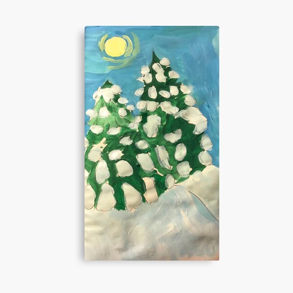 Item preview, Midday Snowy Pines designed and sold by bloomingvine.