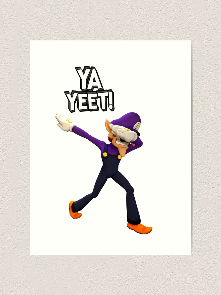 Ya Yeet 2 Art Print By Minusking Redbubble - ya ya yeet roblox