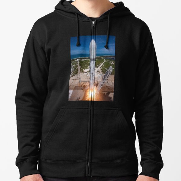 spacex zipper hoodie