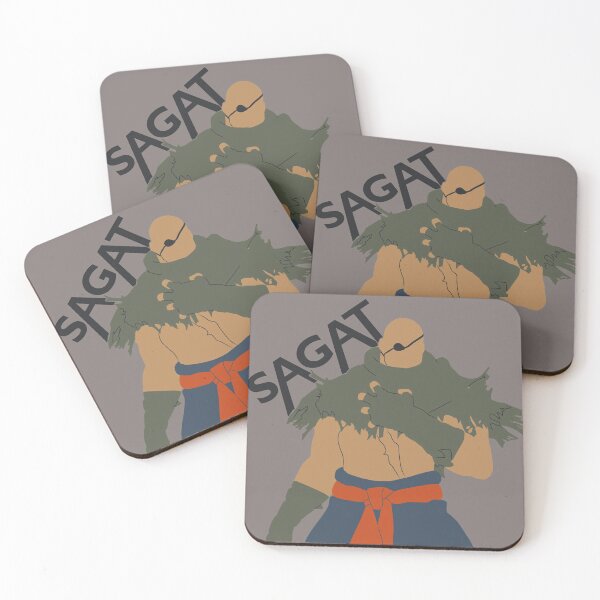 Item preview, Sagat SFV Minimalist Vector Trace designed and sold by CyanOhm.