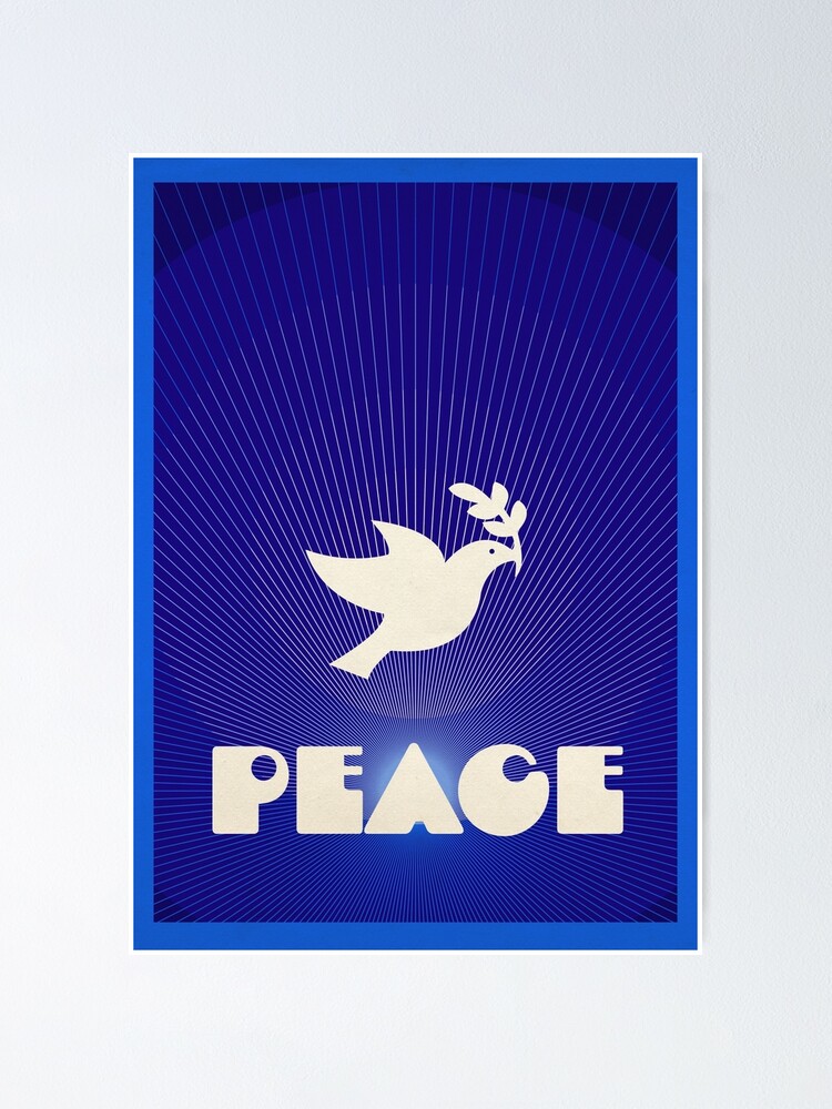 Thumbnail 1 of 3, Poster, PEACE designed and sold by fellowearthling.