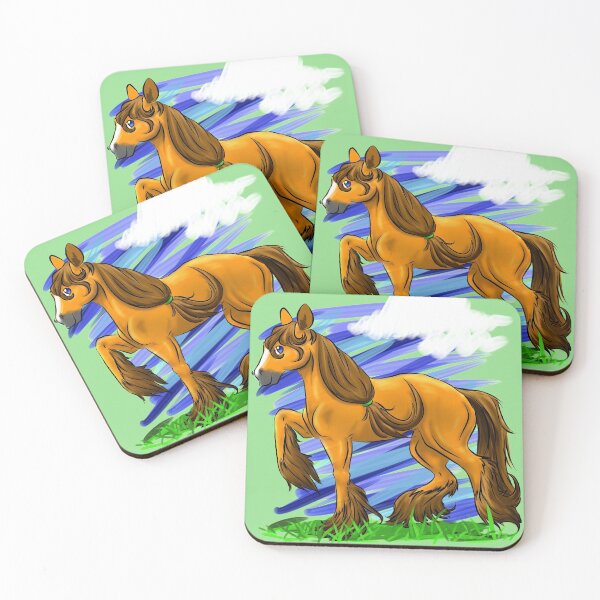 Item preview, Gold Clydesdale Horse designed and sold by Zovanah.