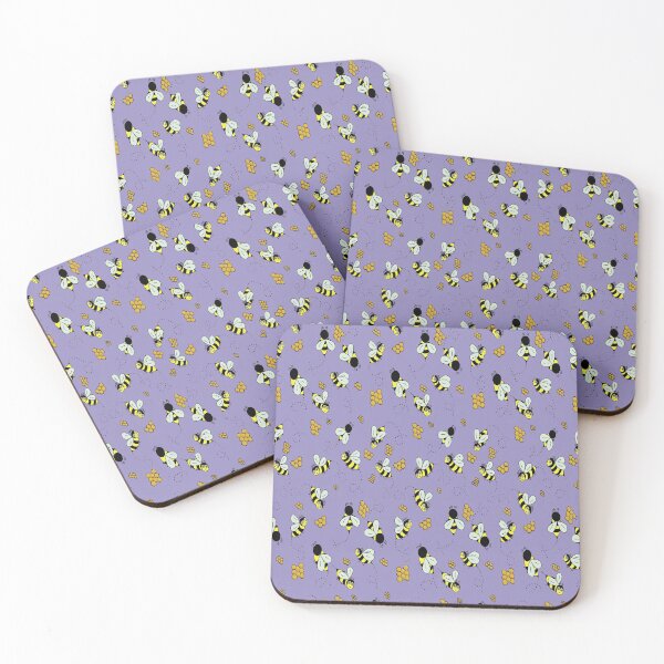 Item preview, Bumble Bee and Honey Comb Purple designed and sold by FloWynn.