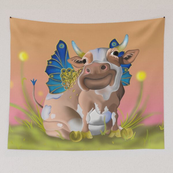 Item preview, Butterfly Cow designed and sold by DinkumDoodles.