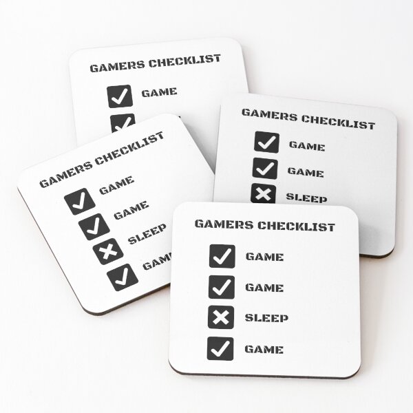 Item preview, Gamers Checklist designed and sold by FloWynn.