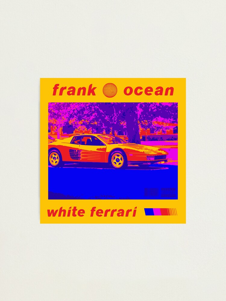 White ferrari frank ocean