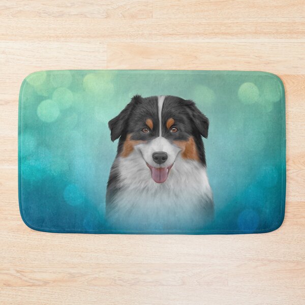 Item preview, Australian Shepherd dog. Drawing, illustration funny dog designed and sold by bonidog.