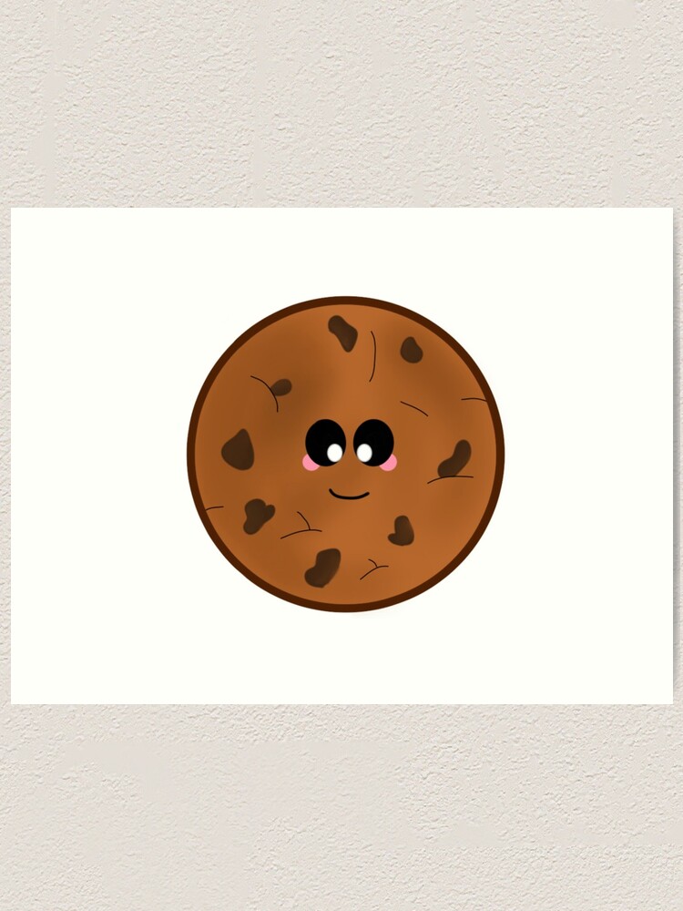 Cute Chocolate Cookie Sticker - Sticker Mania