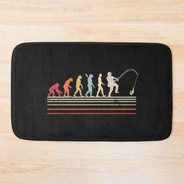 Item preview, Retro Fishing product, Evolution Of Man, Fisherman Tee designed and sold by PackAPunch.