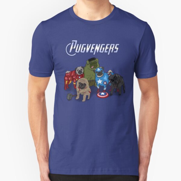 The Pugvengers Slim Fit T-Shirt
