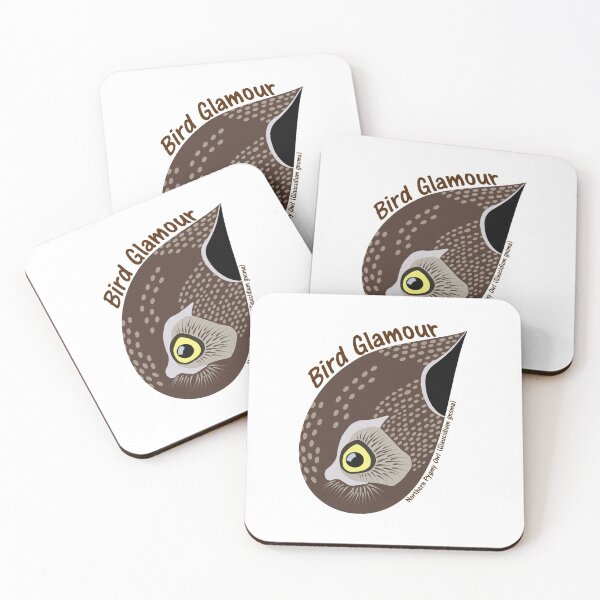 Item preview, Northern Pygmy-Owl (Large Text) designed and sold by BirdGlamour.
