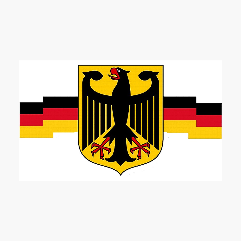 Proudly German Heritage Germany Flag 4x8 Ribbon Magnet