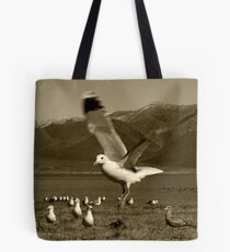 Just Hanging Around (In Sepia) Tote Bag