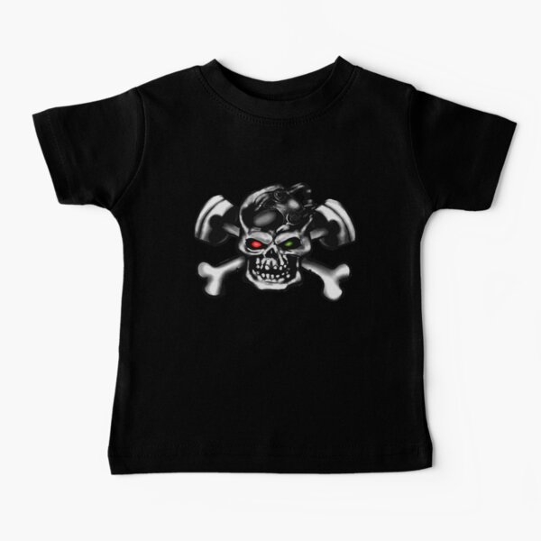 WABAODAN Soulfly Infant Kids Cute Short Sleeve Tshirt Black