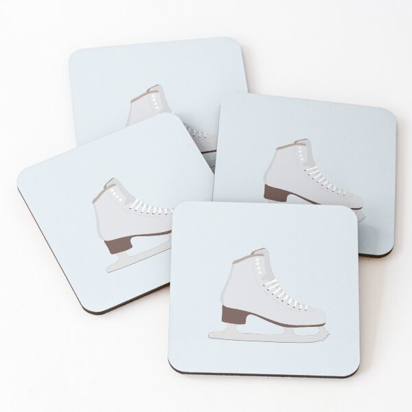 Item preview, Ice Skate | Pointing Right | Blue Background designed and sold by ReyCapitan.