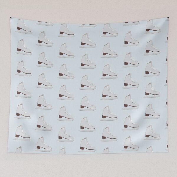 Item preview, Ice Skate | Pointing Right | Blue Background designed and sold by ReyCapitan.