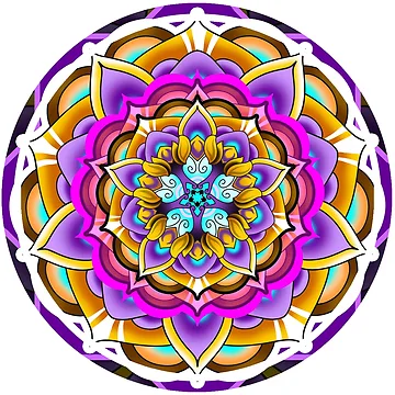 Artwork thumbnail, Springtime Mandala by ColorTime