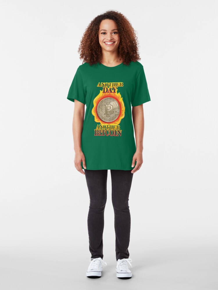 Alternate view of Bitcoin Investor. Slim Fit T-Shirt
